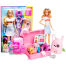 Barbie HJY18 Doll And Accessories, 'Malibu' Travel Set image