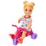Barbie Skipper Babysitters Inc. Feeding Playset with Dolls, High Chair, Tricycle and Food image
