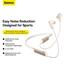 Baseus Bowie U2 Neckband Wireless Earphones Creamy-white image