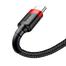 Baseus Cafule 3A 1M USB to Type-C Data Cable Red And Black image