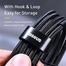 Baseus Cafule PD2.0 100W flash charging USB For Type-C cable 20V 5A 2m Black CATKLF-ALG1 image