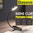 Baseus Comfort Reading Mini Clip Lamp (DGRAD-0G)-Dark Gray image