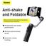 Baseus Control Smartphone Handheld Folding Gimbal Stabilizer Dark grey image