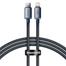Baseus Crystal Shine Series 20W Fast Charging Type-C to Lightning For Iphone 1.2m Data Cable Black image