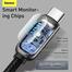 Baseus Display Fast Charging Data Cable Type-C to Type-C 100W 1m (CATSK-B01)-Black image