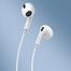 Baseus Encok 3.5mm lateral in-ear Wired Earphone H17 (NGCR020002)-White image