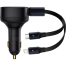 Baseus Enjoyment Retractable 2-in-1 Car Charger (CGTX000001) image
