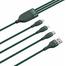 Baseus Flash Series One-for-three Fast Charging Data Cable USB to M L C 66W 1.2m image