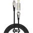 Baseus Flash Series One-for-two Fast Charging Data Cable with Square Head Type-C to C DC 100W 2m image
