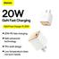 Baseus GaN3 Fast Charger 1C 20W CN White image