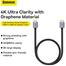 Baseus High Definition Series Graphene HDMI to HDMI 4K Adapter Cable 1m (WKGQ020001)- Black image