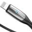 Baseus Horizontal Data Cable(With An Indicator Lamp)USB For iP 2.4A 1m image