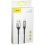 Baseus Horizontal Data Cable(With An Indicator Lamp)USB For iP 2.4A 1m image