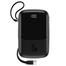 Baseus Q pow 10000mAh Power Bank with Type-C Cable (Black) image