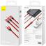 Baseus Rapid Series 3-in-1 Cable Micro Dual Lightning 3A 1.2M image