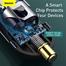 Baseus Share Together PPS multi-port Fast charging car charger with extension cord 120W 3U Plus1C (CCBT-B0G)-Gray image