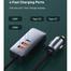 Baseus Share Together PPS multi-port Fast charging car charger with extension cord 120W 3U Plus1C (CCBT-B0G)-Gray image