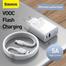 Baseus Speed PPS Quick Charger C A 30W EU Vooc Edition With 1m 5A U-C Flash Cable image