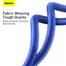 Baseus USB to Type-C 100W Crystal Shine Series Fast Charging Data Cable 1.2m Blue image