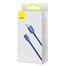 Baseus USB to Type-C 100W Crystal Shine Series Fast Charging Data Cable 1.2m Blue image