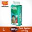 Bashundhara Pant System Baby Diaper (L Size) (9-14 kg) (34 pcs) image