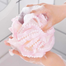 Bath Sponge Soft Net Foaming Rich Bath Ball New Splicing Color Large Bath Flower Bath Ball Household Toiletries - 1 pcs image