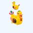 Battery Operated Happy Duck Lay An Egg Toy For Kids With Light and Music (duck_egg_yellow) image