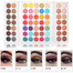 Beauty Glazed Gorgeous Me 63 Colors Eyeshadow Pallete Glitter image