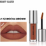 Beauty Glazed Matte Waterproof Long Lasting Liquid Lipstick -102#MOCHA BROWN image