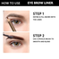 Beauty Glazed Waterproof Eyebrow Pencil - #01 Dark Brown image