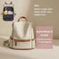 Beige and Brown Convertible Anti-Theft Backpack image