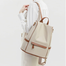 Beige and Brown Convertible Anti-Theft Backpack image