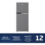 Beko No Frost Refrigerator 340 Ltr B3RCNS34HXB Grey image