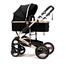 Belecoo 2-in-1/3-in-1 Baby Stroller: High Landscape, Reclining, Foldable image