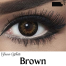 Bella Brown Snow White Color Contact Lens image