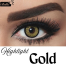 Bella Gold Highlight Color Contact Lens image