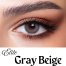 Bella Gray Beige Elite Contact Lens With Kit Box Bella Elite Series image