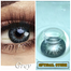 Bella Gray Snow White Color Contact lens with Regular Kit Box. image