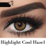 Bella Highlight Cool Hazel Color Contact Lens image