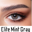 Bella Mint Gray Elite Color Contact Lens With Kit Box image