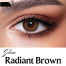 Bella Radiant Brown Color Contact Lens image