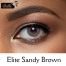 Bella Sandy Brown Color Contact Lens image
