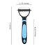 Best Dog Cat Dematting Fur Removal Tool Grooming Comb Undercoat Removal Rake Brush image