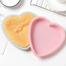 Big Heart And Round Shape Design Silicon Cake Mold (1 pcs) image