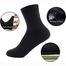 Black Cotton Hand and Leg Sock for Women image