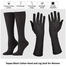 Black Cotton Hand and Leg Sock for Women image
