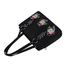 Black Flower Embroidered Handbag For Women (BOBO-01) image