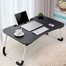 Folding Laptop Table - Portable Study and Work Desk for Bed, Sofa and Floor Use image