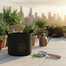 Black Geo Gardening Grow Bag | Geo Grow Bag for Rooftop Gardening – Black 300GSM | 2 Gallon 8x7 inch image