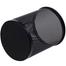 Black Metal Mesh Round Pen Organizer for Office Desk image